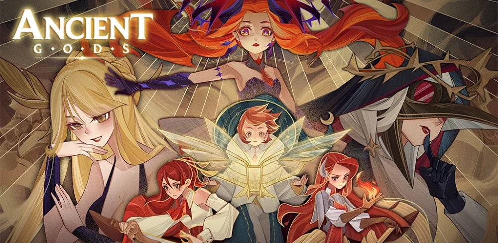 Ancient Gods: Card Battle RPG MOD APK Cover