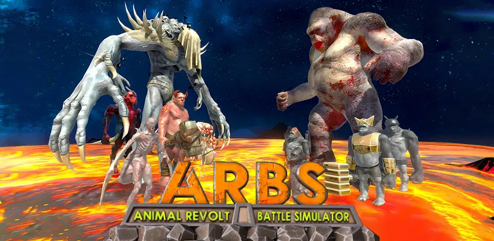 Animal Revolt Battle Simulator MOD APK Cover