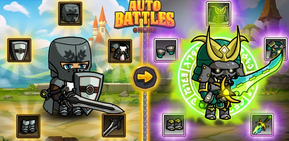 Auto Battles Online MOD APK Cover