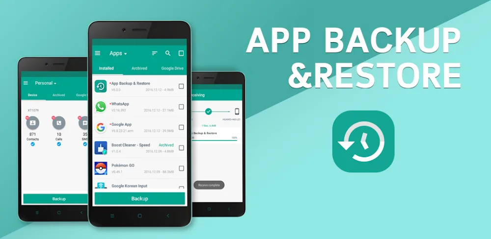 Backup and Restore MOD APK Cover