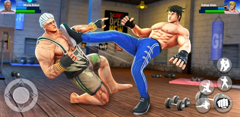 Bodybuilder GYM Fighting Game MOD APK Cover