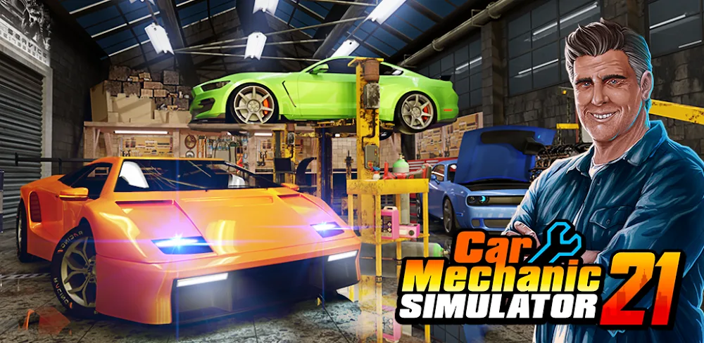 Car Mechanic Simulator 21 MOD APK Cover