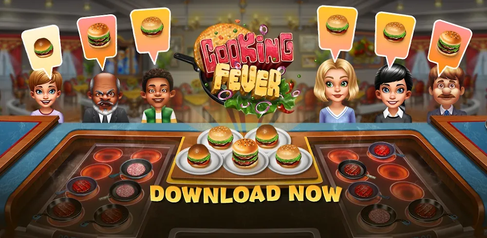 Cooking Fever MOD APK Cover