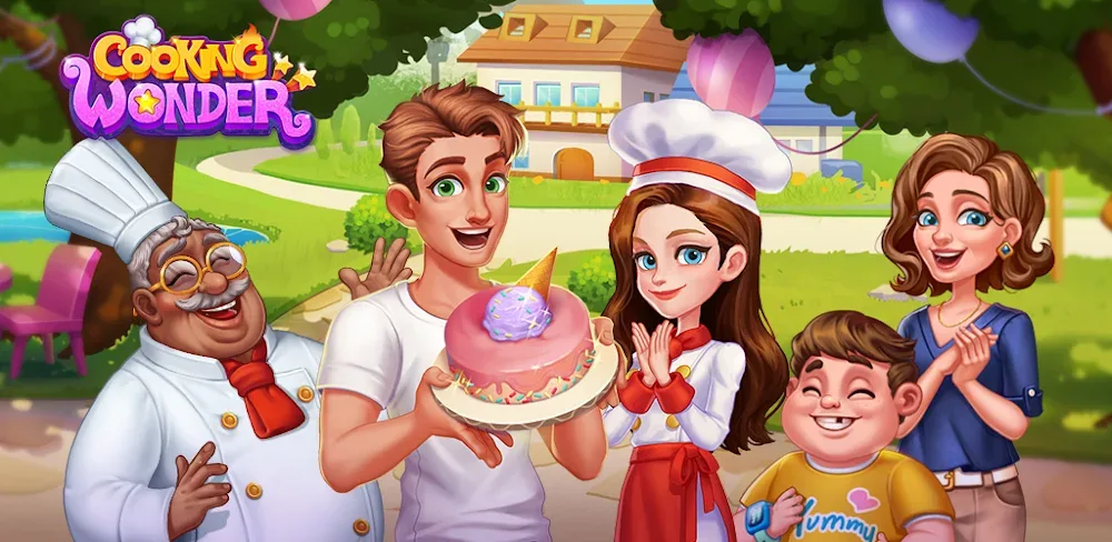 Cooking Wonder: Cooking Games MOD APK Cover