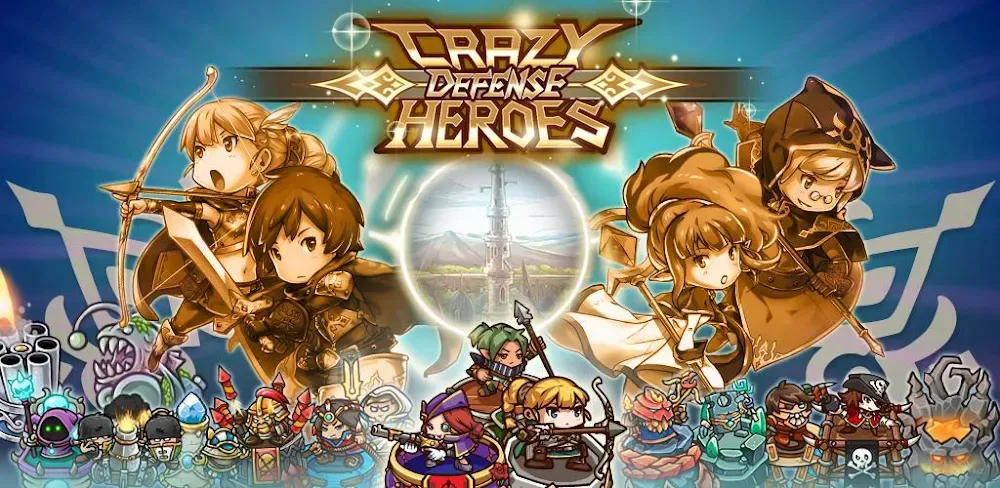 Crazy Defense Heroes MOD APK Cover