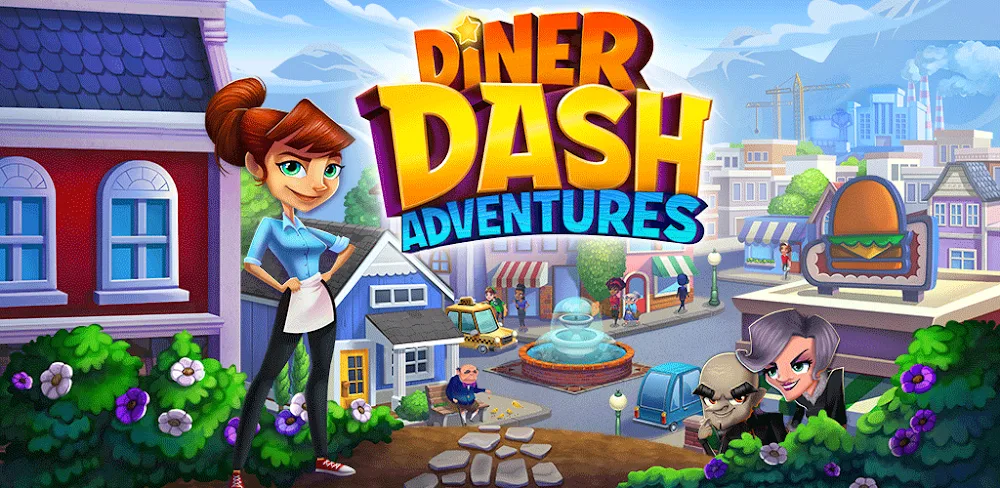 Diner DASH Adventures MOD APK Cover