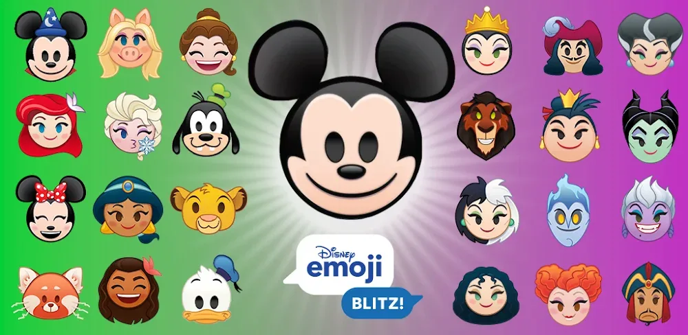 Disney Emoji Blitz Game MOD APK Cover