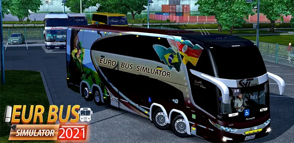 Euro Bus Simulator : Bus games MOD APK Cover