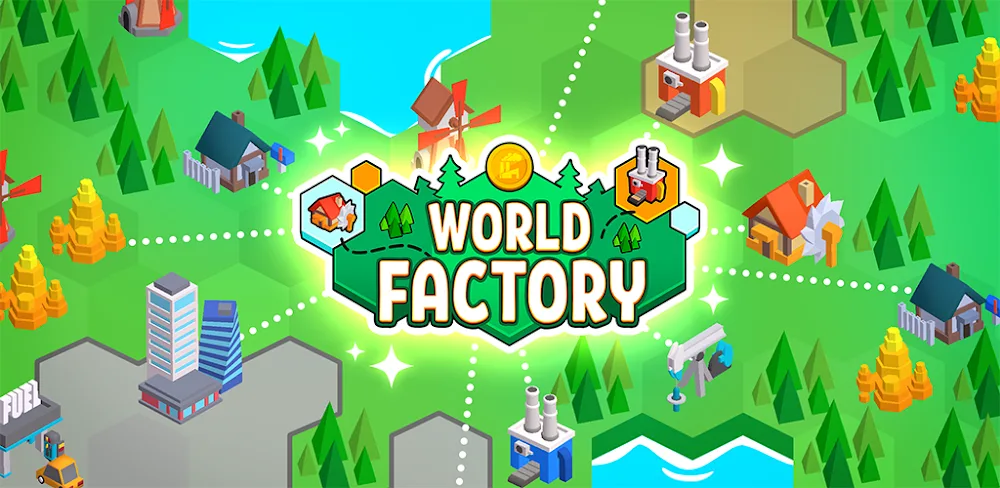 Factory World: Connect Map MOD APK Cover