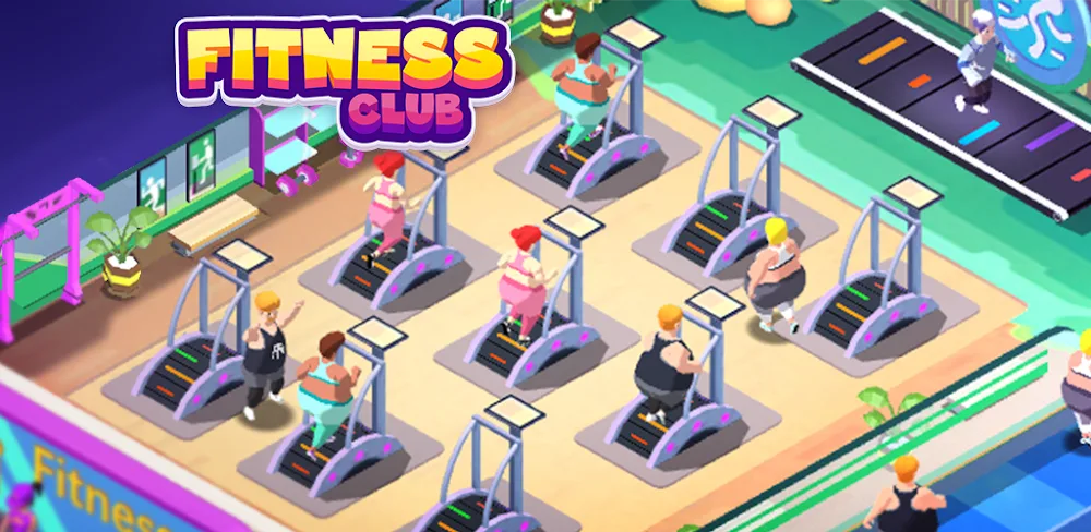 Fitness Club Tycoon MOD APK Cover