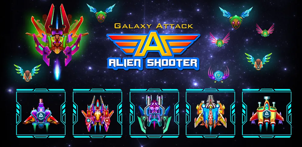 Galaxy Attack: Shooting Game MOD APK Cover