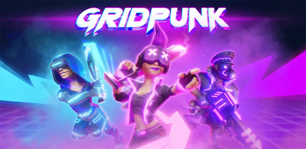 Gridpunk Battle Royale MOD APK Cover