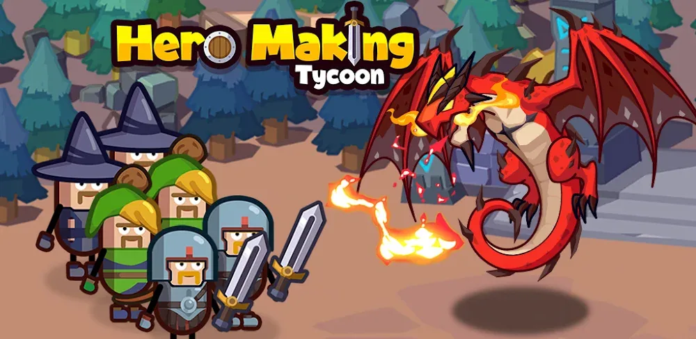 Hero Making Tycoon MOD APK Cover