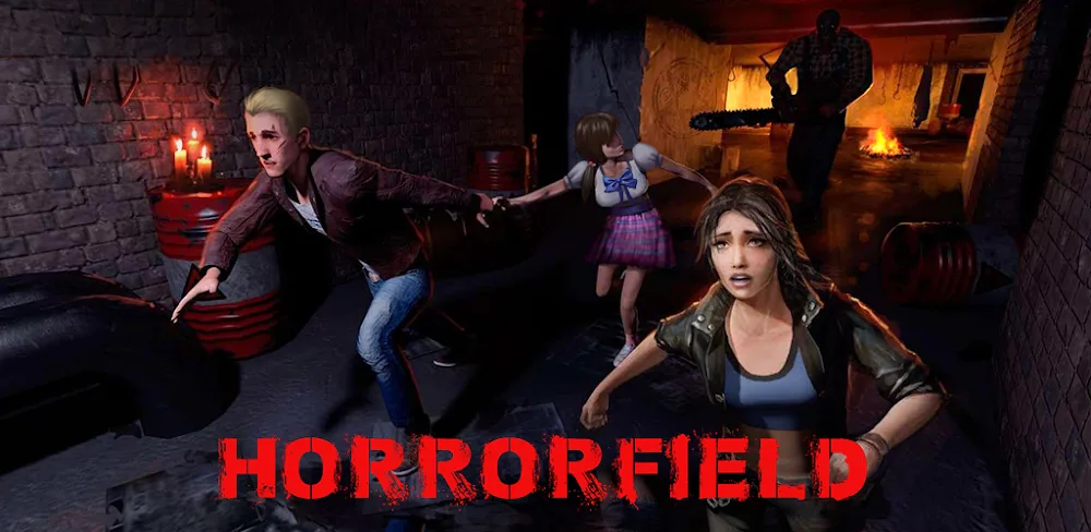 Horrorfield Multiplayer Horror MOD APK Cover