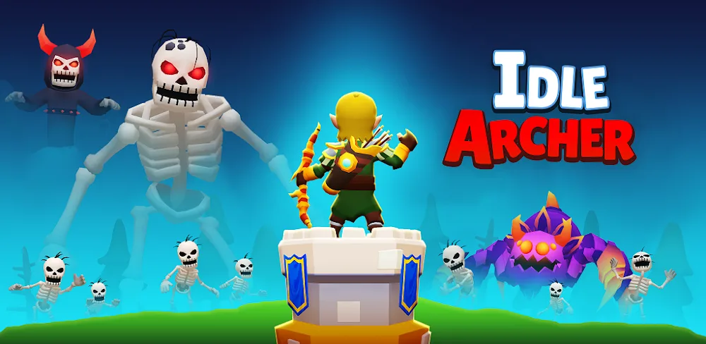 Idle Archer Tower Defense RPG MOD APK Cover