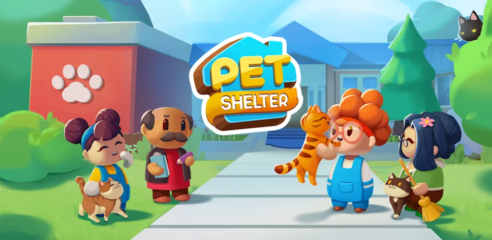 Idle Pet Shelter – Cat Rescue MOD APK Cover