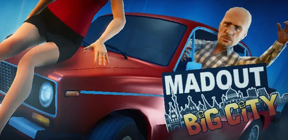 MadOut2 Big City Online MOD APK Cover