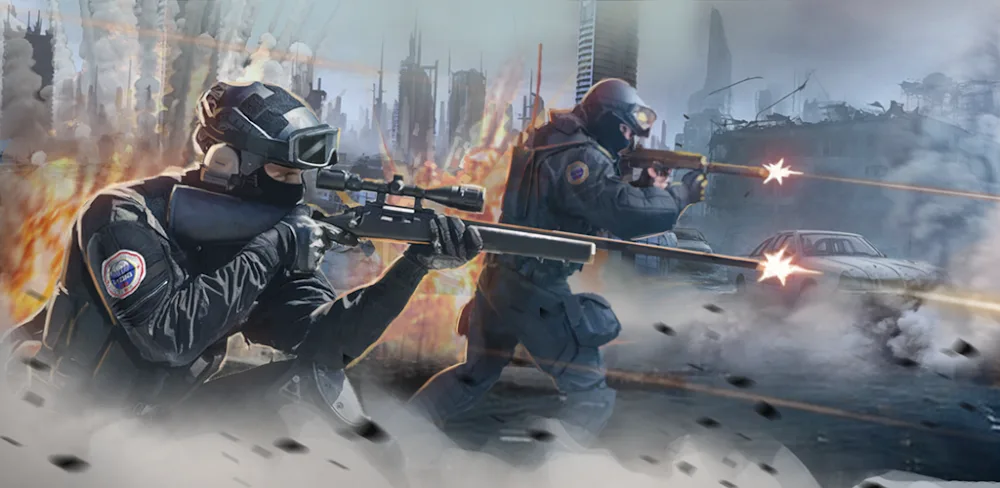 Modern Ops: Gun Shooting Games MOD APK Cover