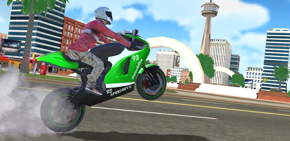 Motorcycle Real Simulator MOD APK Cover