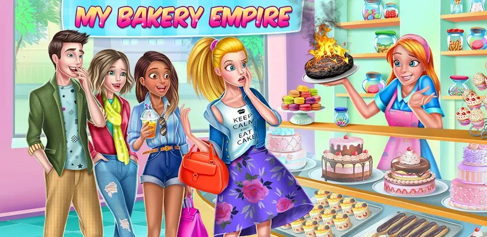 My Bakery Empire: Bake a Cake MOD APK Cover