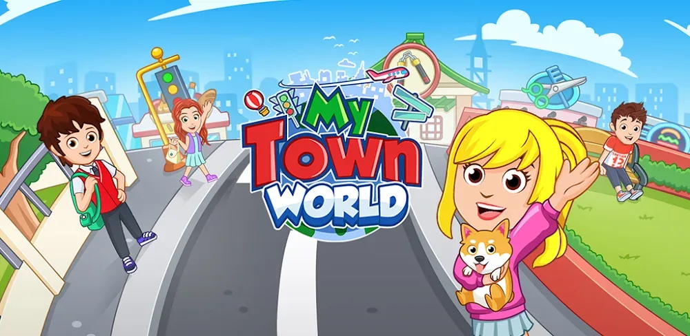 My Town World MOD APK Cover