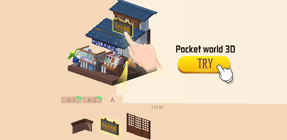 Pocket World 3D MOD APK Cover