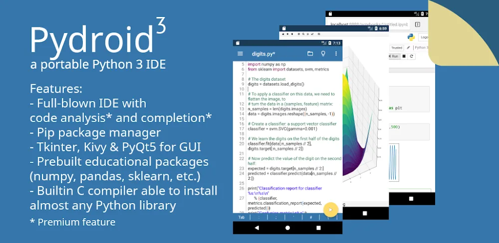 Pydroid 3 – IDE for Python 3 MOD APK Cover