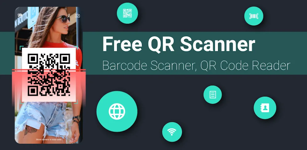 QR Scanner MOD APK Cover