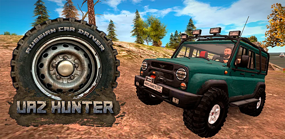 Russian Car Driver UAZ HUNTER MOD APK Cover