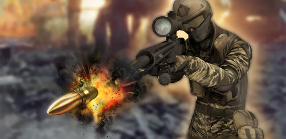 Sniper Attack 3D MOD APK Cover