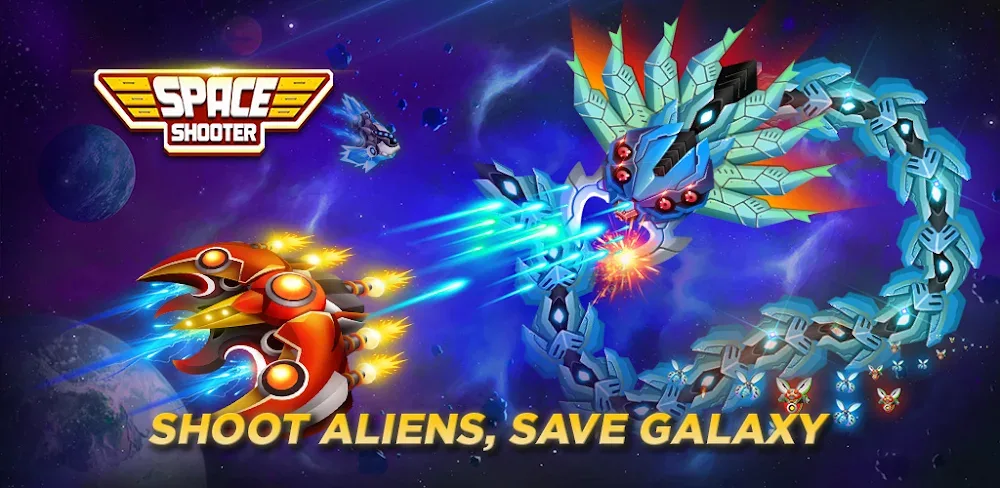 Space shooter – Galaxy attack MOD APK Cover