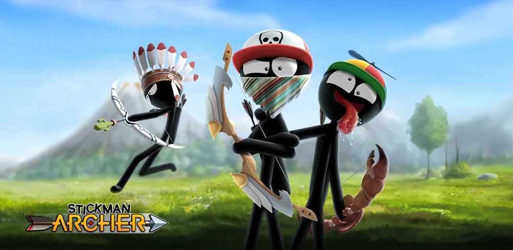 Stickman Archer Online: PvP MOD APK Cover