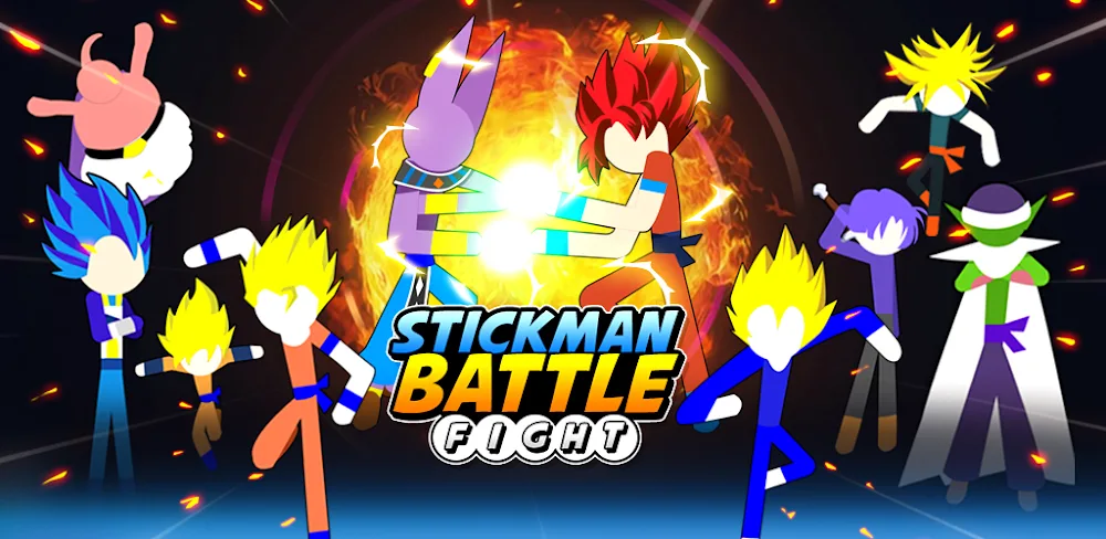 Stickman Battle Fight MOD APK Cover