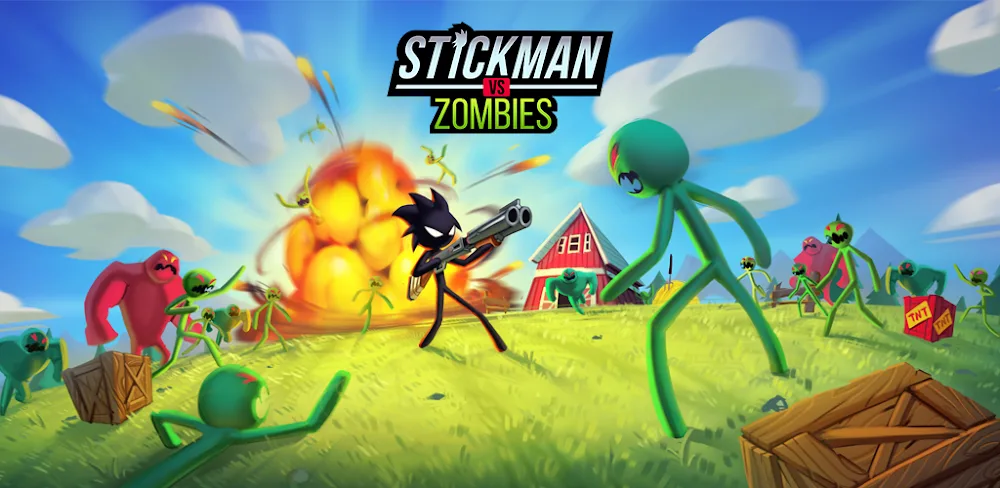 Stickman vs Zombies MOD APK Cover