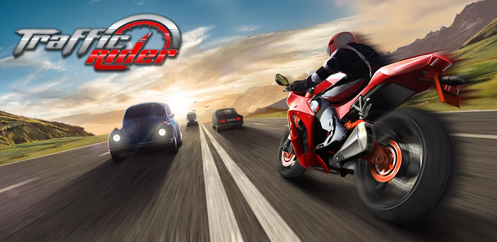 Traffic Rider MOD APK Cover