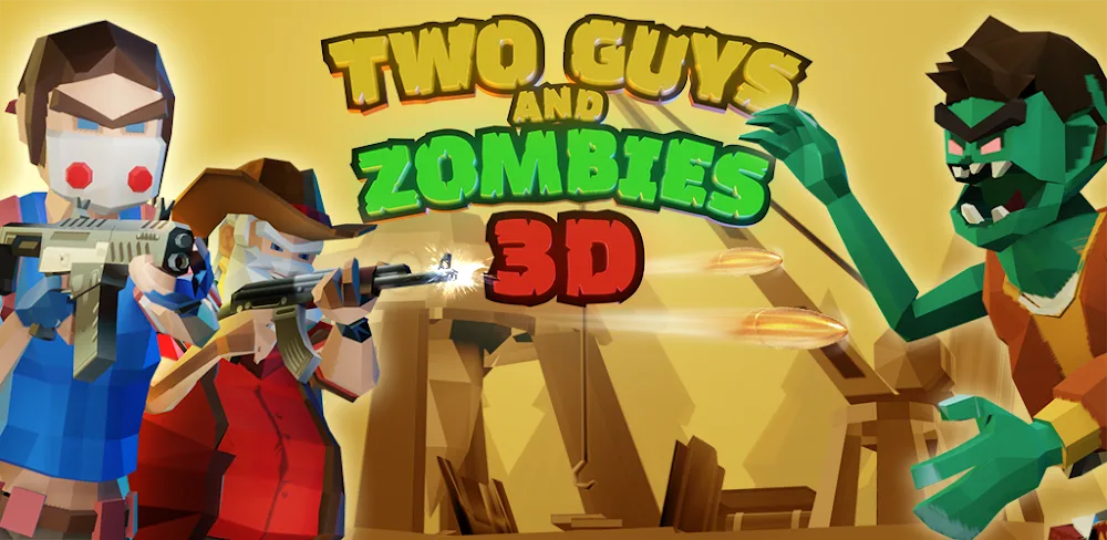 Two Guys & Zombies 3D MOD APK Cover