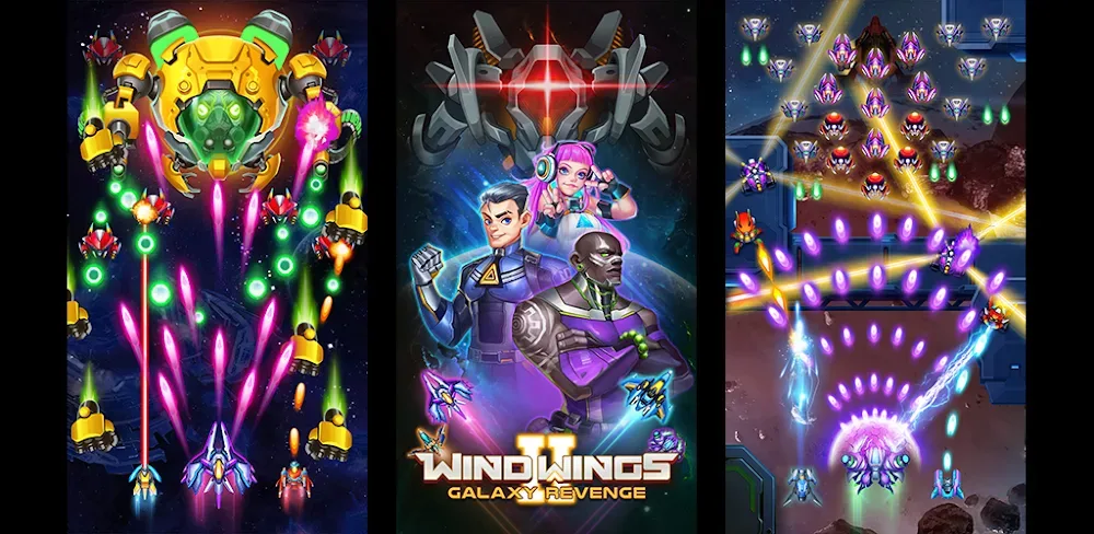 WindWings 2: Galaxy Revenge MOD APK Cover