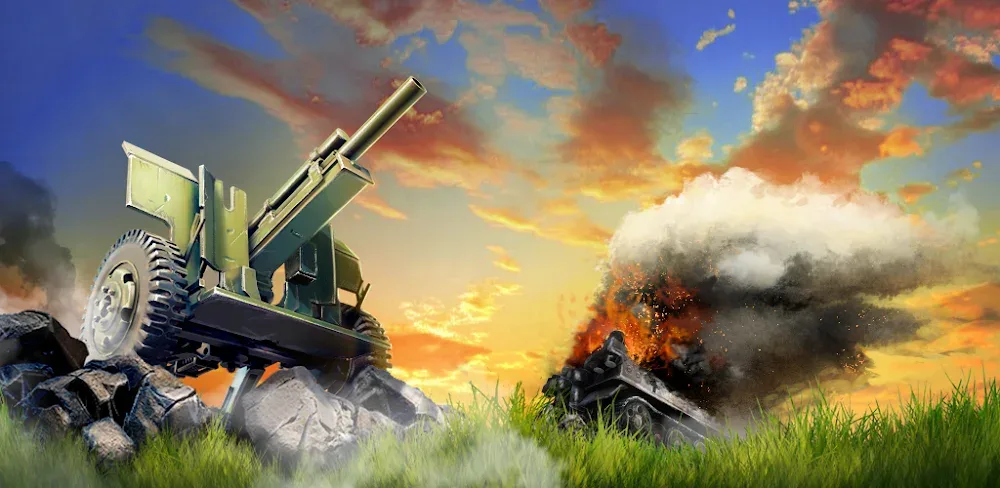 World of Artillery: Cannon MOD APK Cover