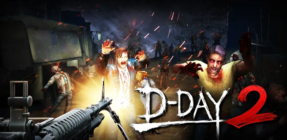Zombie Shooting : D-Day 2 MOD APK Cover
