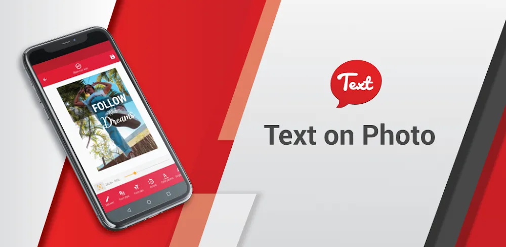 Add Text on Photo MOD APK Cover