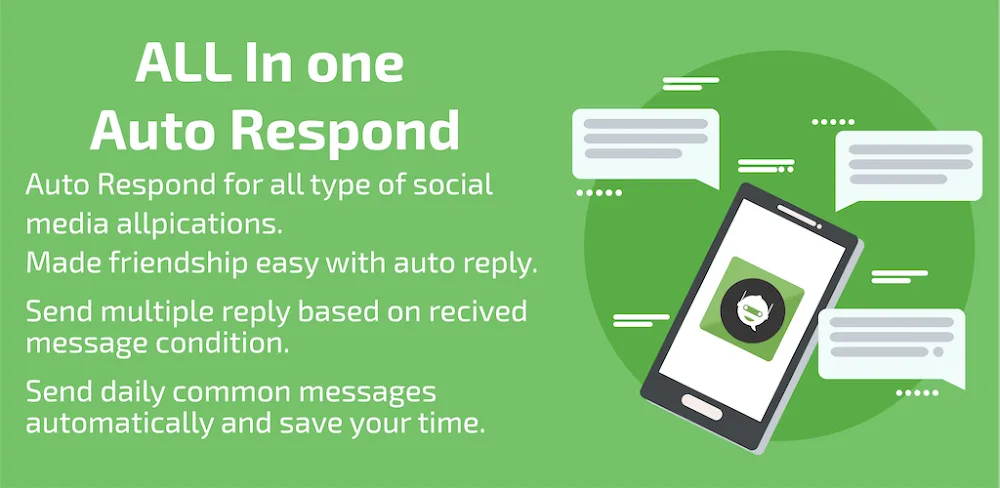 Auto Respond ALL social media MOD APK Cover