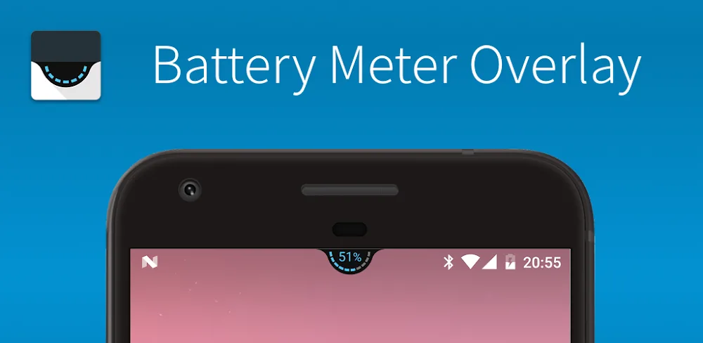 Battery Meter Overlay MOD APK Cover