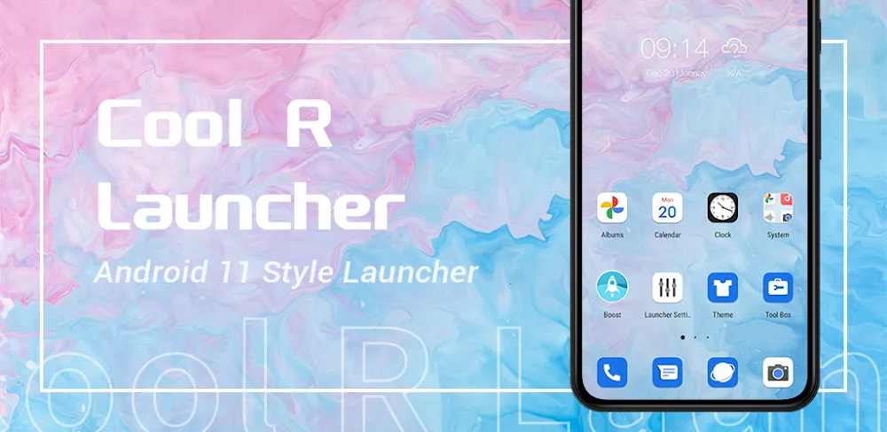 Cool R Launcher MOD APK Cover