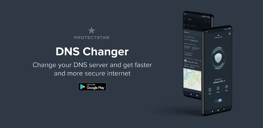 DNS Changer Fast&Secure Surf MOD APK Cover