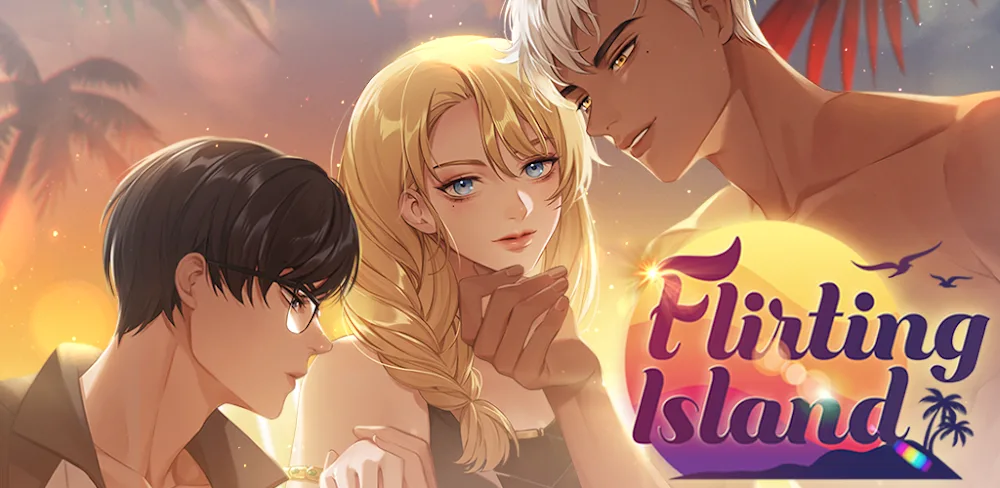 Flirting Island : otome story MOD APK Cover