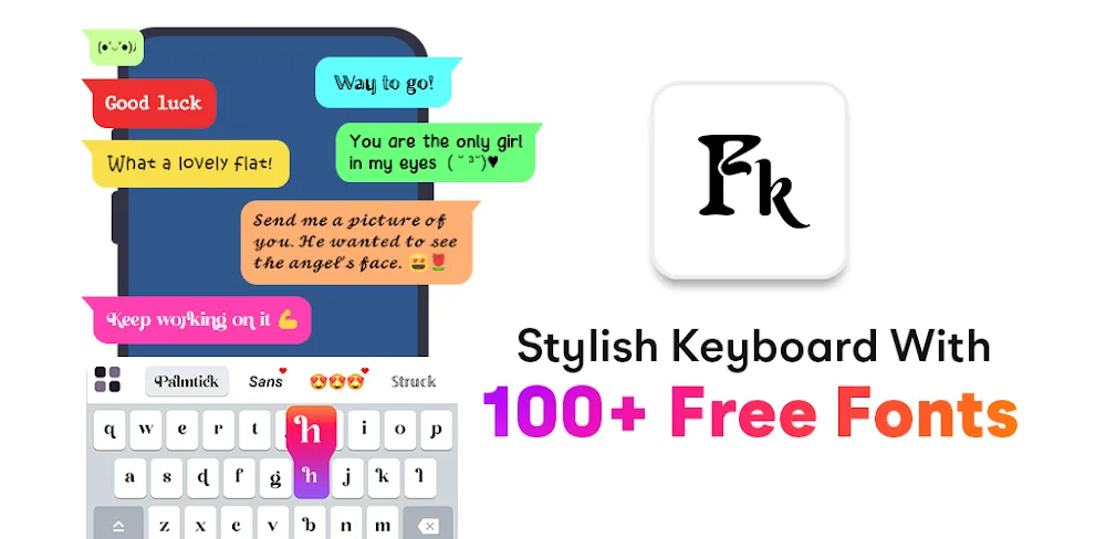 Fonts Keyboard MOD APK Cover