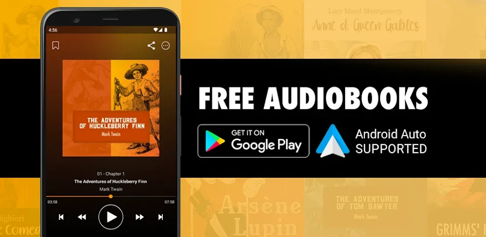 Freed Audiobooks MOD APK Cover