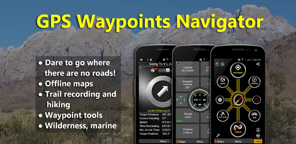 GPS Waypoints Navigator | MAPS MOD APK Cover