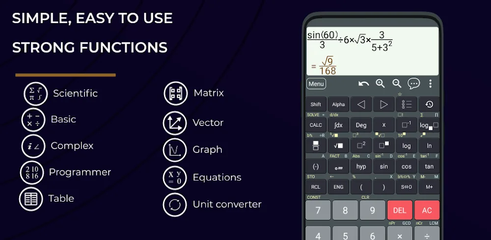 HiEdu Calculator Pro MOD APK Cover