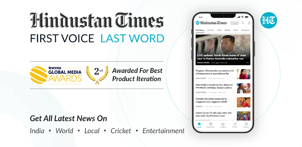 Hindustan Times – News App MOD APK Cover